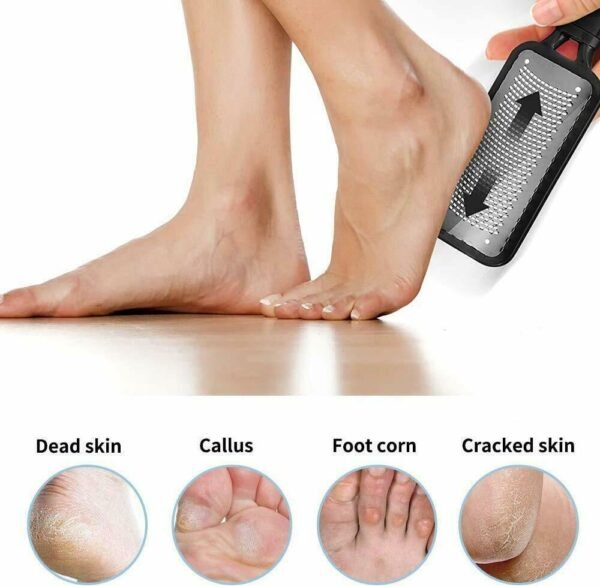 Foot Rasp File Callus Remover Pedicure Tool Dead Hard Skin Scraper Scrubber Tool - Image 8